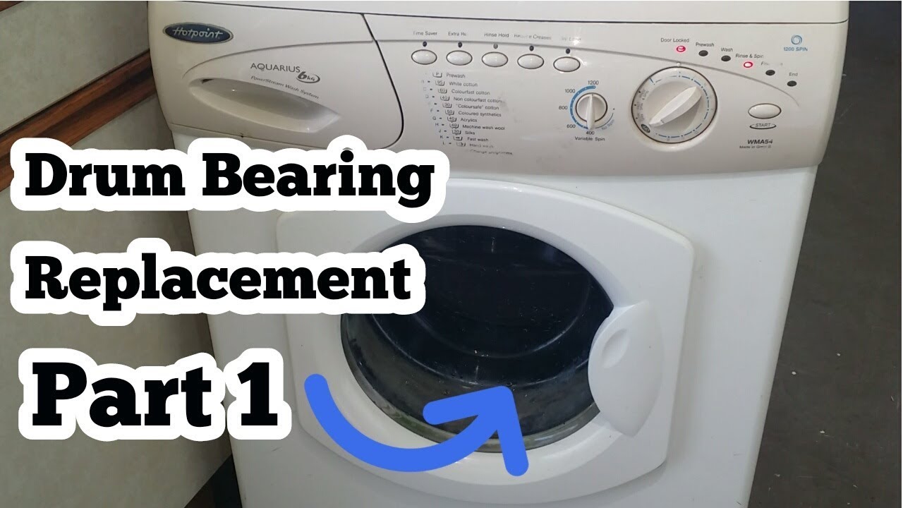 How To Replace Hotpoint/Indesit Drum Bearing Part 1.