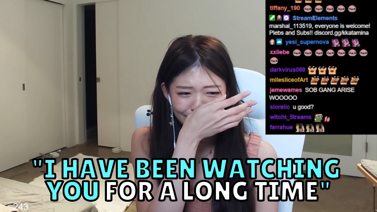 Miyoung gets Emotional when her Idol raided the Stream