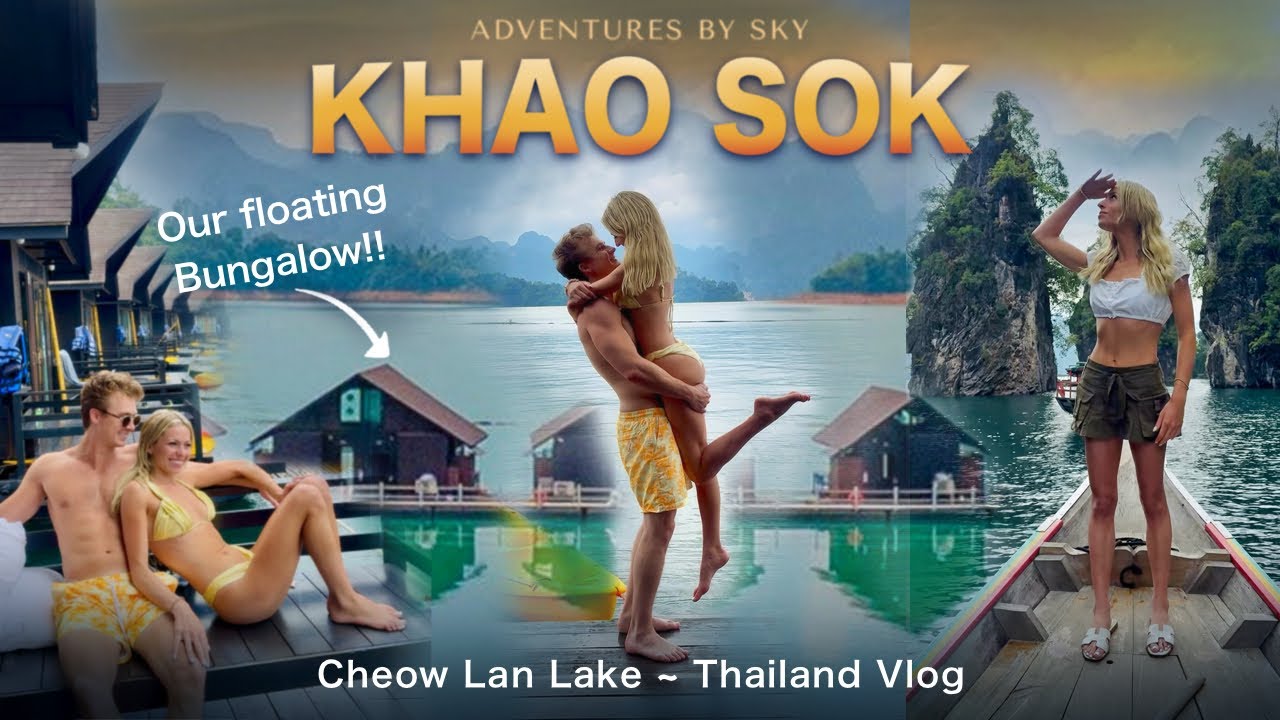 Khao Sok Floating Bungalows on Cheow Lan Lake | Thailand Vlog