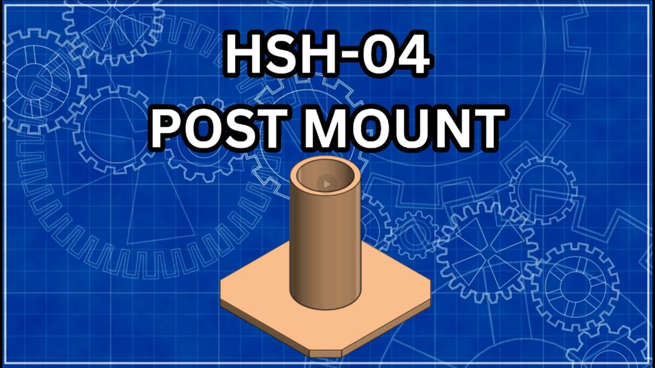 Blueprint Bootcamp: Tournament Edition | HSH-04 POST MOUNT (Chamfer Strategy & Feature Order)