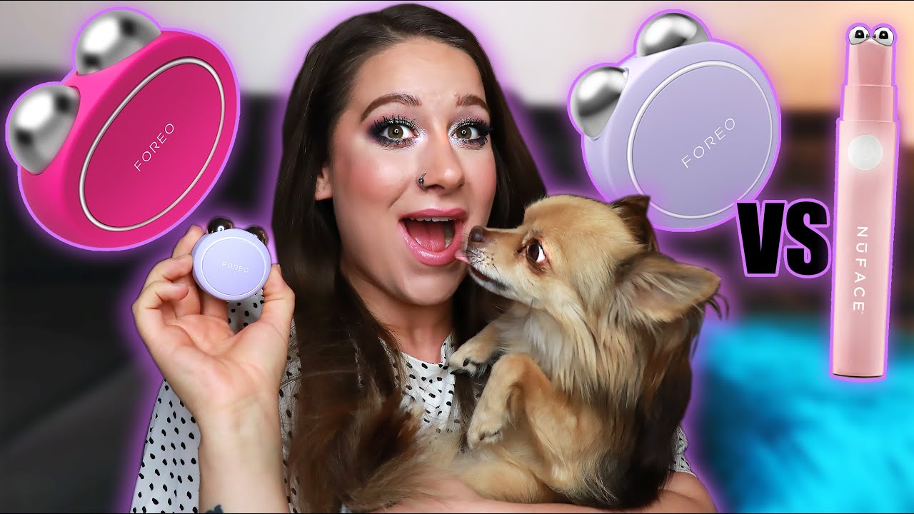 Comparing Foreo Bear Mini VS Nuface Mini | Reviewing Foreo BEAR