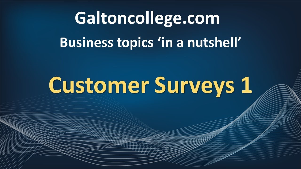 Customer Surveys 1