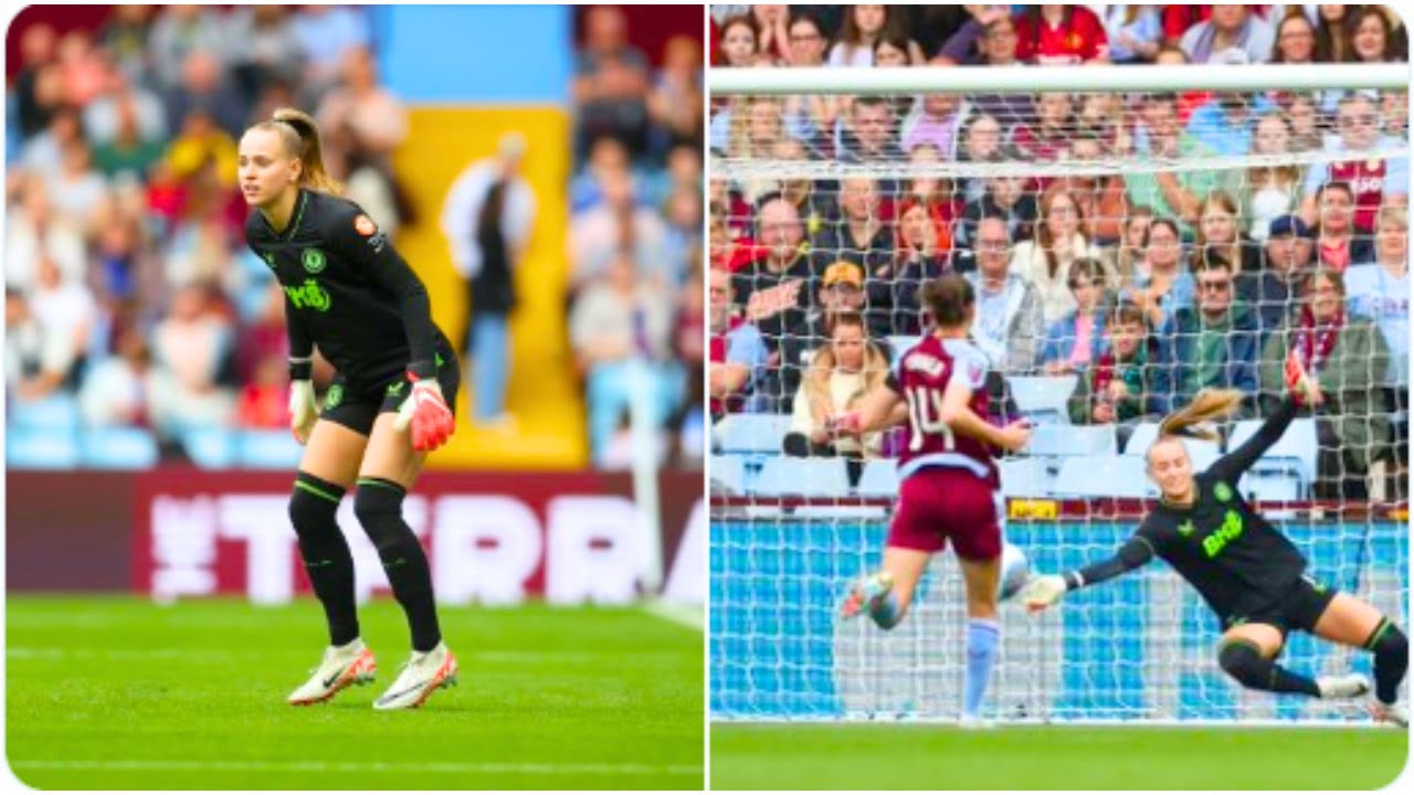 DAPHNE VAN DOMSELAAR Superb debut for Villa💜 #astonvilla #wsl