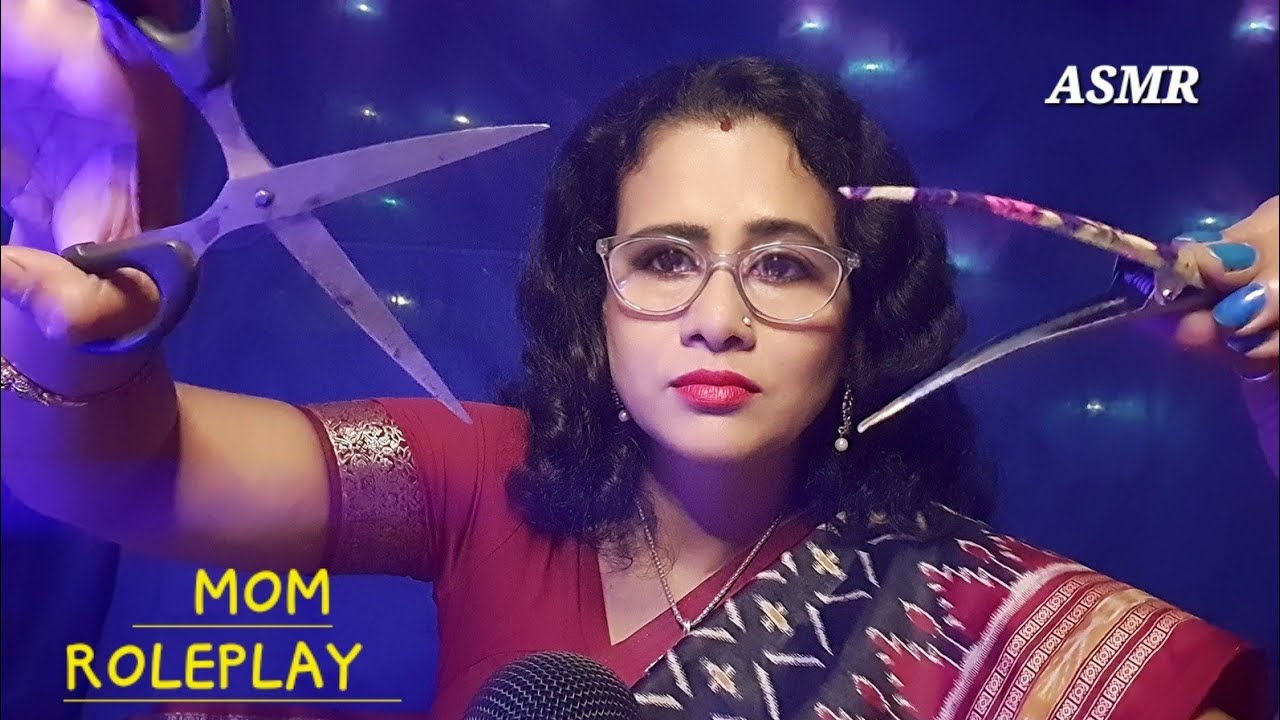 Asmr ~ Indian MOM Clipping & Cutting Your Hair हिन्दी| Layered Sound asmr | Dearly ASMR |