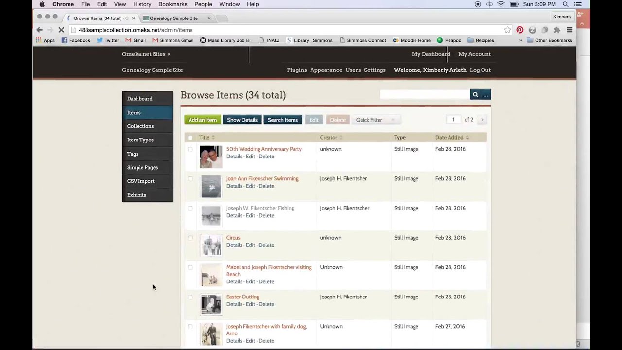 Getting Started with Omeka - A Tutorial