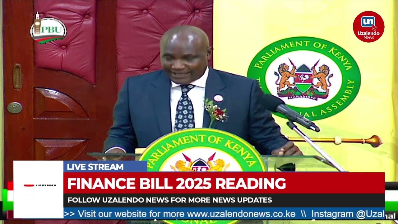 FULL BUDGET READING of the 2025 Finance Bill