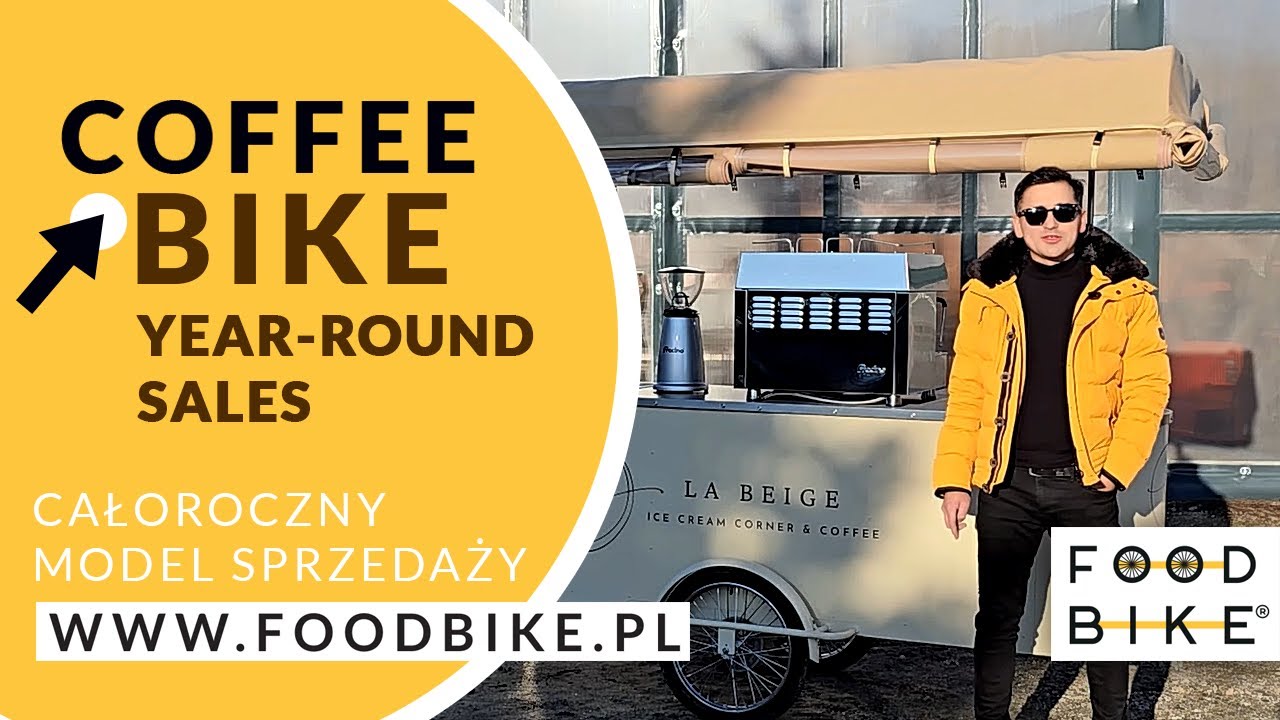 Coffee Bike z namiotem &ndash; sprzedawaj kawę przez cały rok! | Foodbike.pl