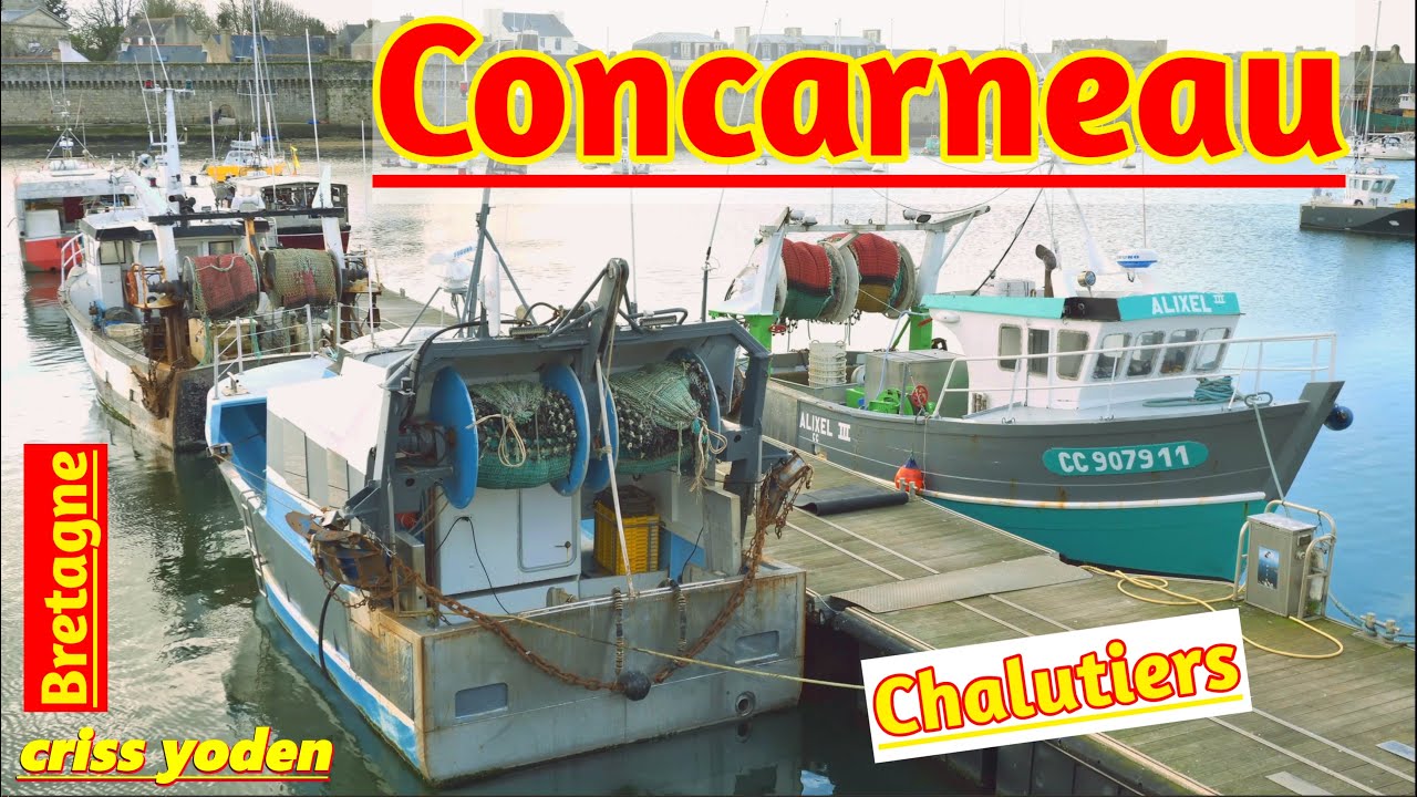 Concarneau ; Bateaux de Pêche ; All Around ; Ville Close ; Chalutier ; Finistère ; Bretagne ; France