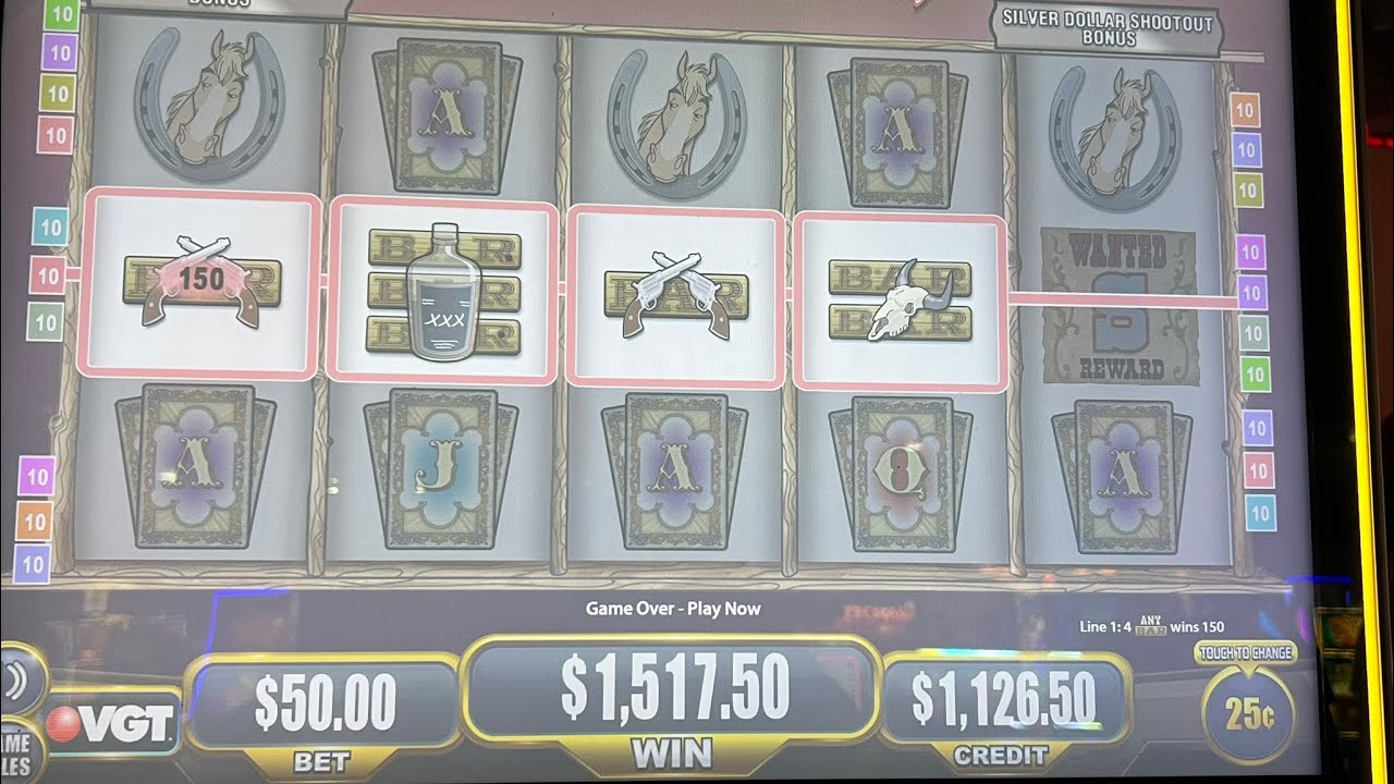 💰 Silver Dollar Shoot Out Jackpot on $50 Bet! @choctawcasinos 