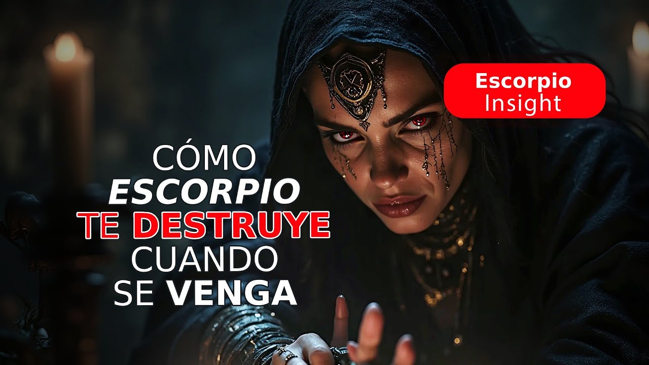 Cómo ESCORPIO ♏️ te DESTRUYE 🏴 ☠️ cuando se VENGA 💀