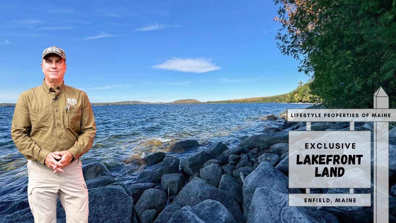 Lakefront Land on Cold Stream Pond | Maine Real Estate