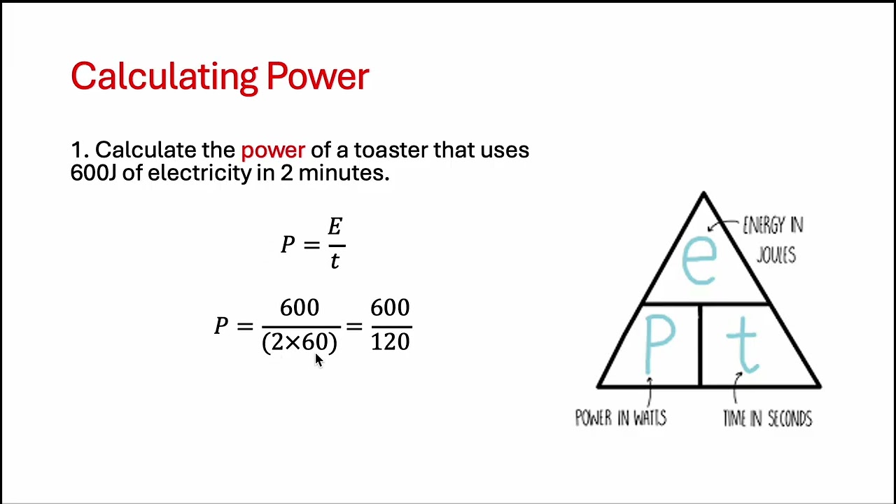 GCSE Physics: Power Energy and Time