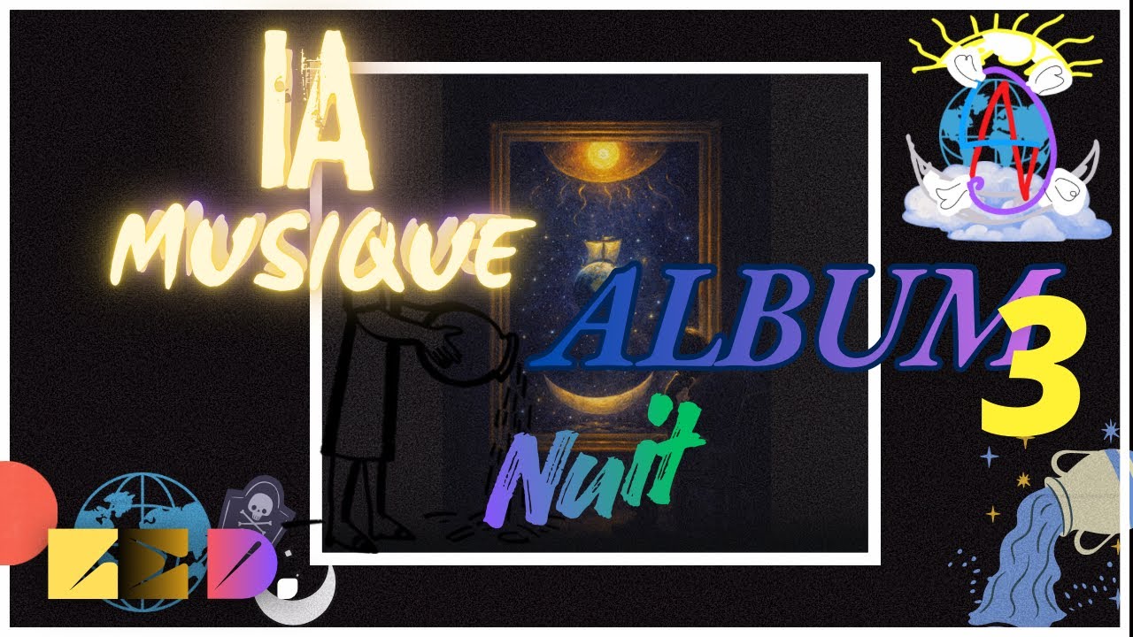 🌠LE D. 🏺BASCULE 🐳💿ALBUM 3 nuit 🤖🎵 AI Suno - AI Musique version beta - #suno #ALD 
