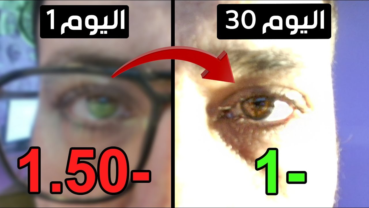 هل تمارين العين فعالة لتحسين النظر؟ تجربتي لمدة 30 يوما!