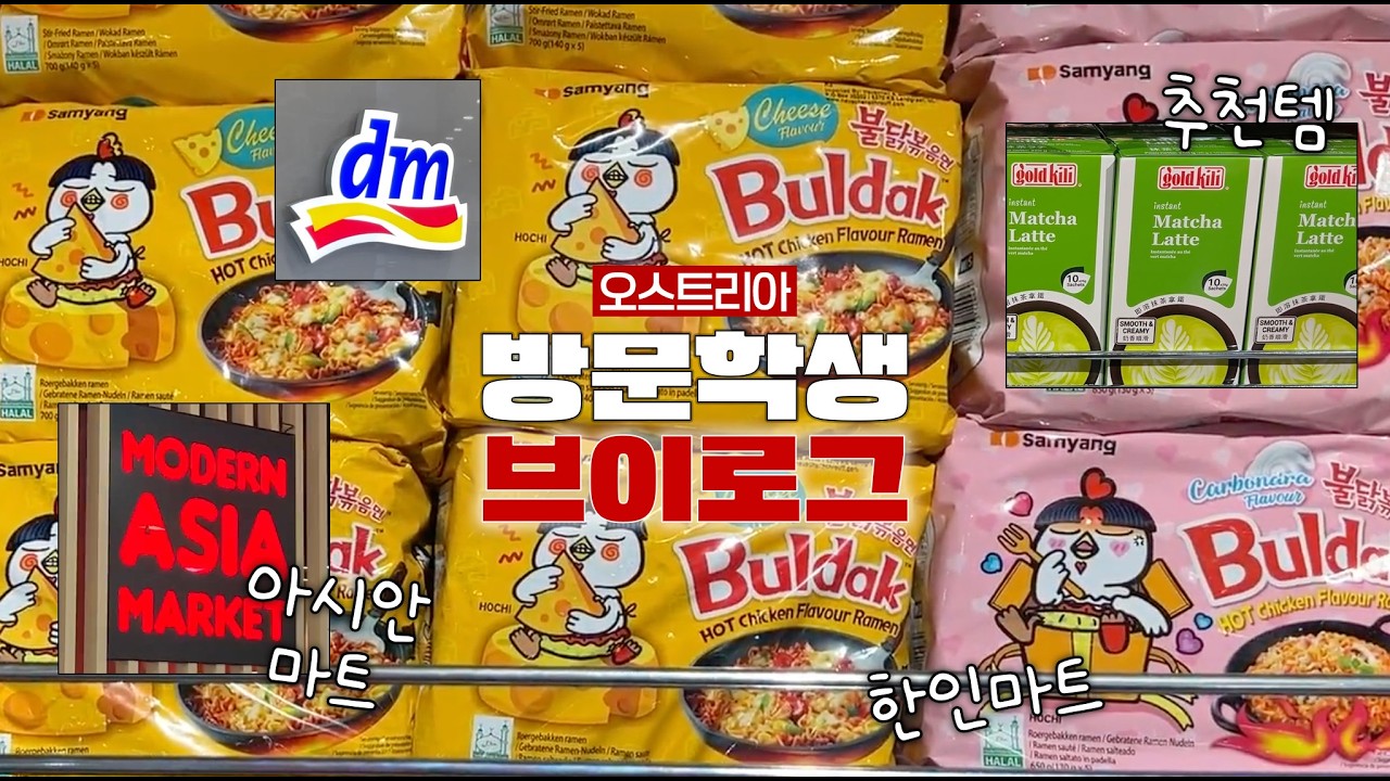 🇦🇹 빈 브이로그 02ㅣ장만 보다가 끝나는 유럽 일상 ✱ 한인마트, 낙원, 아시안마트, SPAR, DM