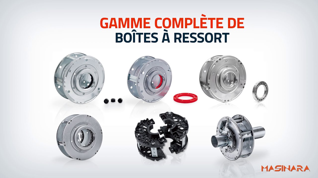 Axe avec Boites a Ressort