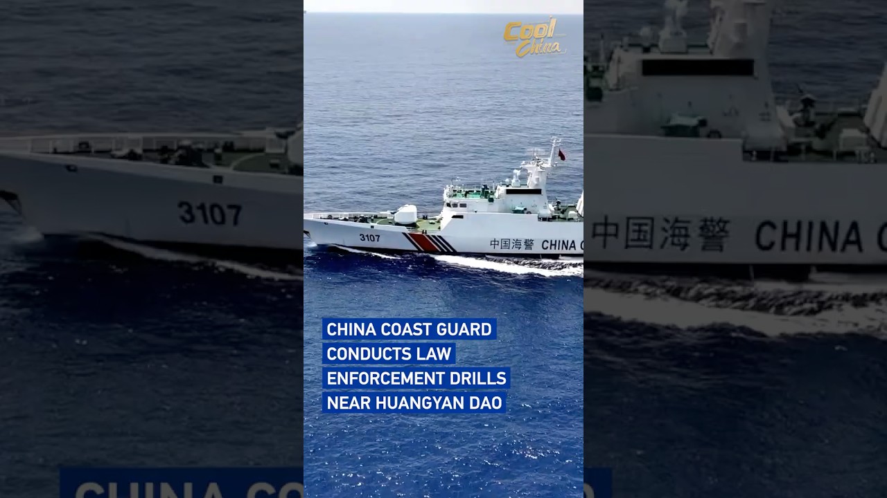 China Coast Guard conducts law enforcement drills near Huangyan Dao #coolchina