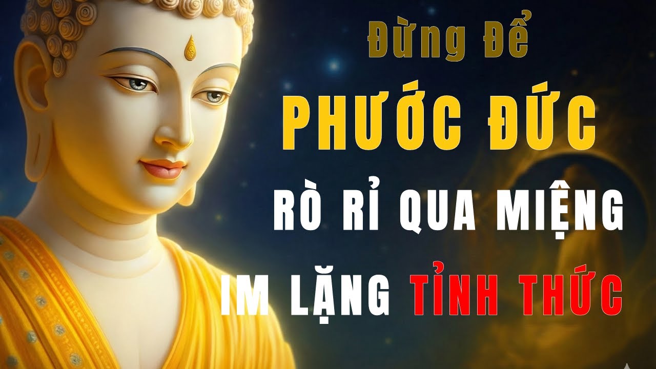 Lời Phật Dạy Đừng Để Phước Đức Rò Rỉ Qua Miệng   Im Lặng Tỉnh Thức, Gia Đạo Bình An