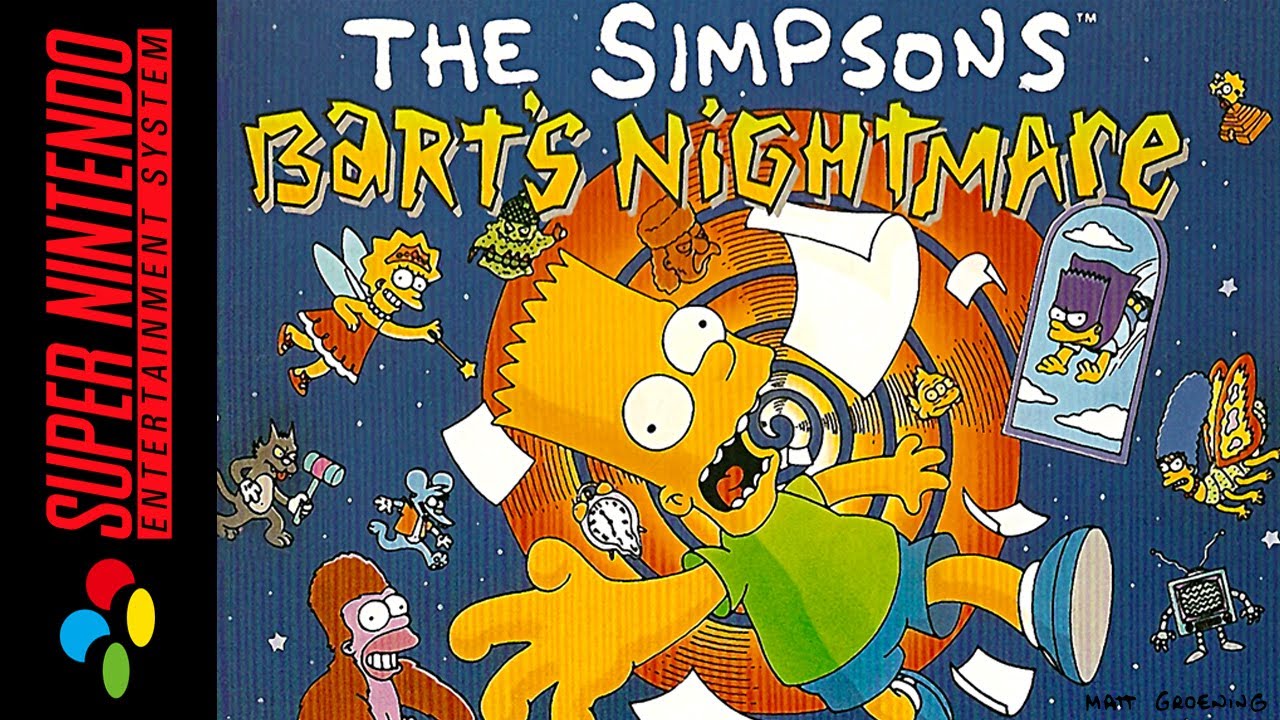 [Longplay] SNES - The Simpsons: Bart's Nightmare (4K, 60FPS)