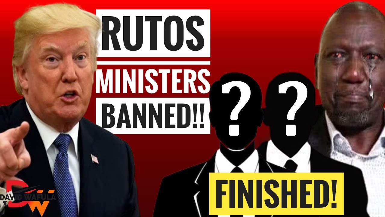 RIGATHI EXPOSES TWO CABINET SECRETARIES WHO ARE BANNED FROM VISITING AMERICA!