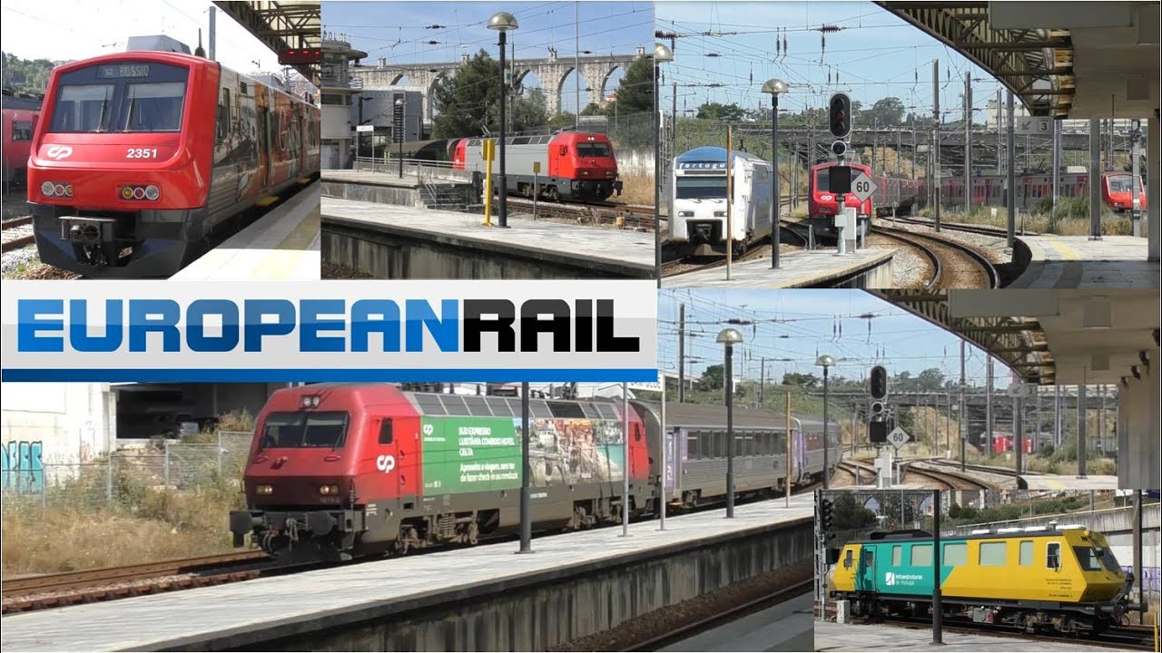 #Portugal2018 Comboios de Portugal & Fertagus Trains - Estacao do Campolide- Linha do Cintura