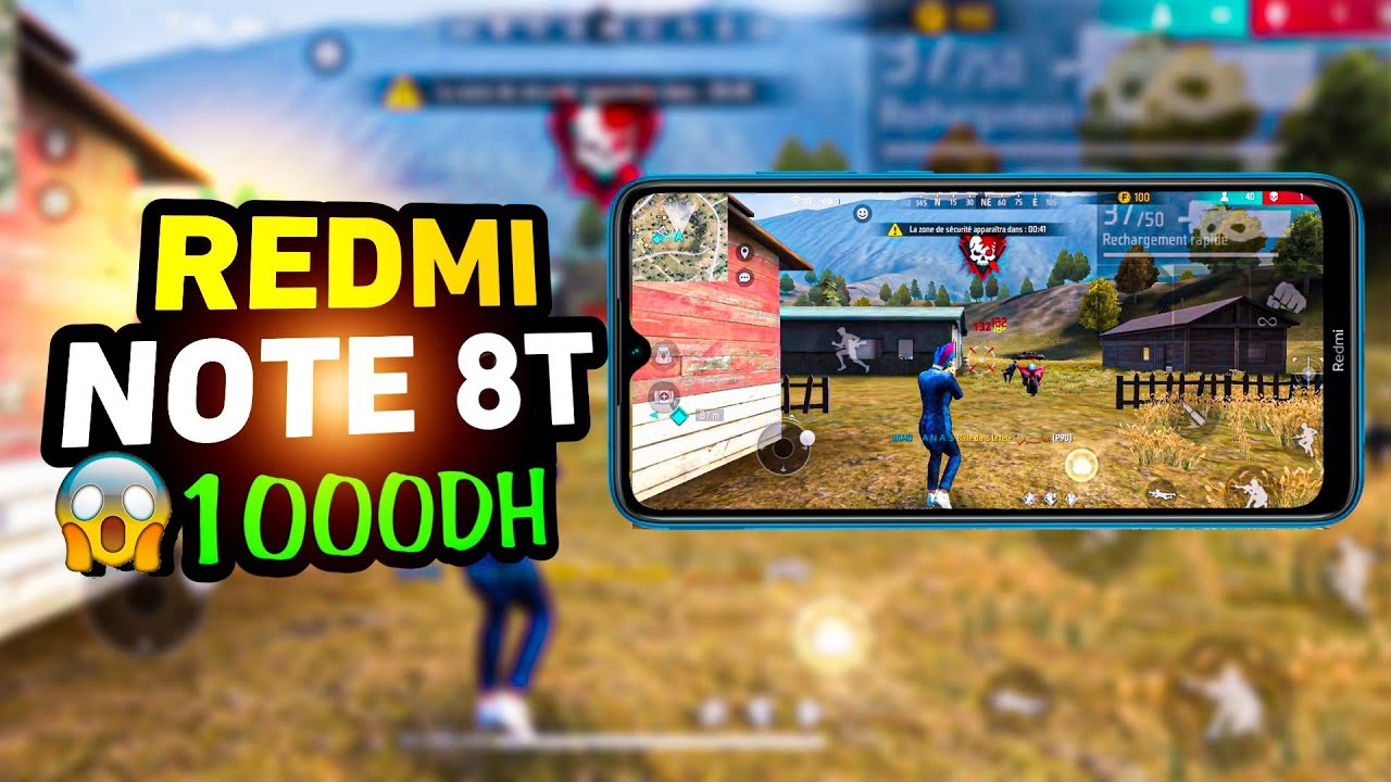 أفضل هاتف للفئة الاقتصادية للالعاب Redmi note 8t free fire 📱