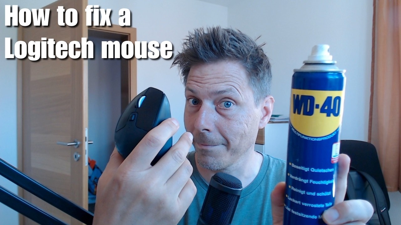 How to Fix a Logitech Triathlon or Mx Anywhere Mouse (Drag and Double-Click)