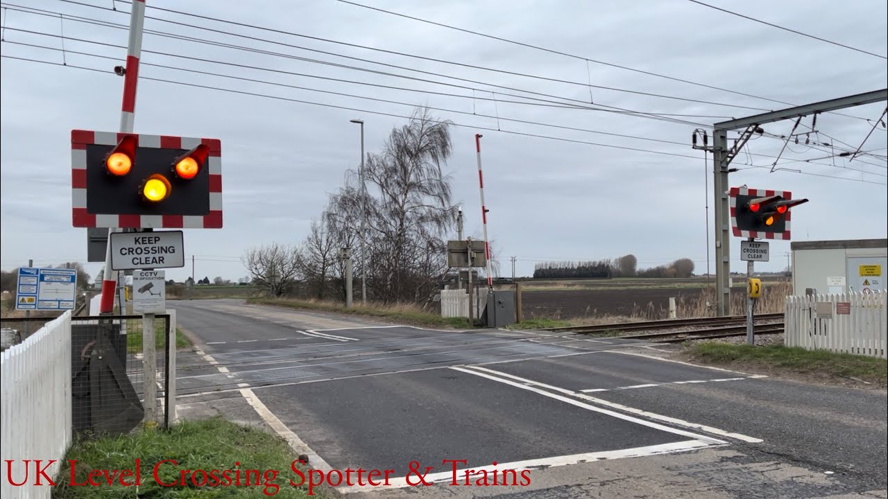 Halogen Lights, Littleport Bypass Level Crossing, Cambridgeshire