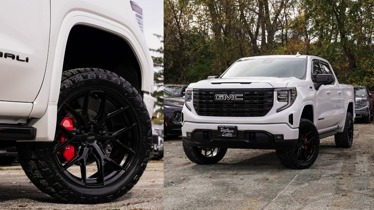 GMC Sierra 1500 Denali получает полный комплект для удаления хрома и лифта