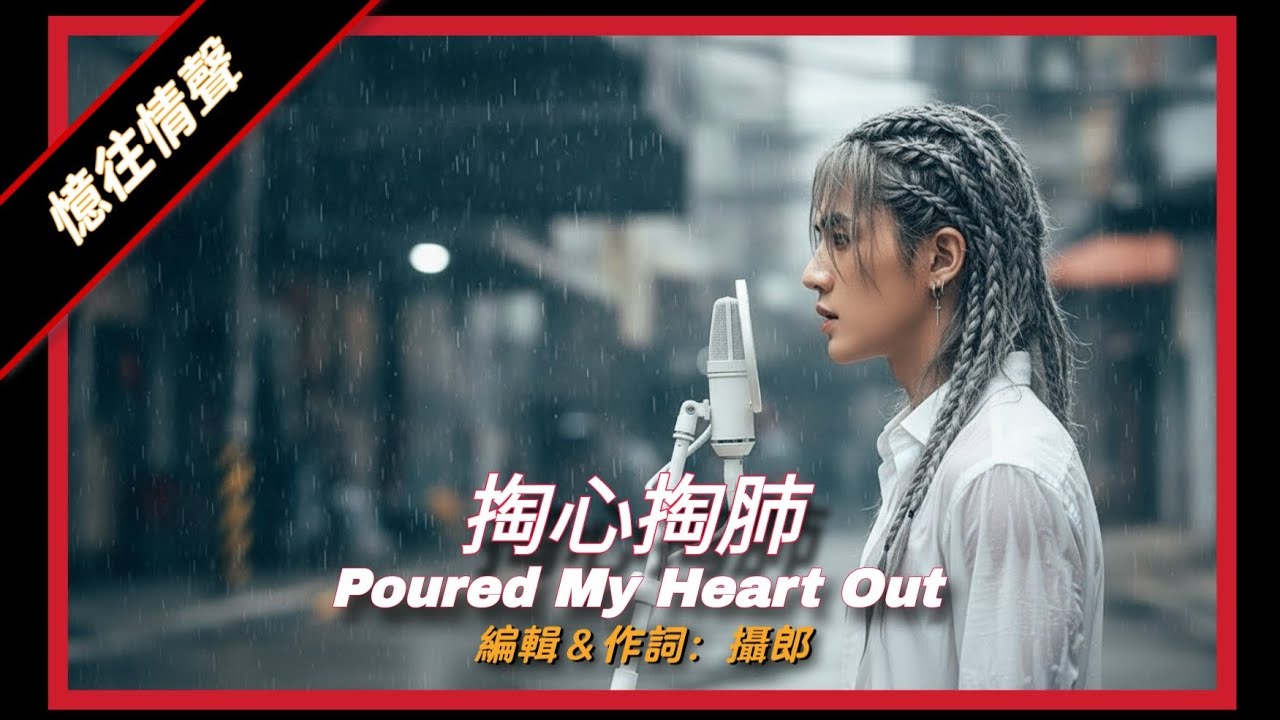 掏心掏肺（poured my heart out) 換來了自作自受的罪 #抒情悲傷 #原創歌詞 #傷心情歌 #憶往情聲 