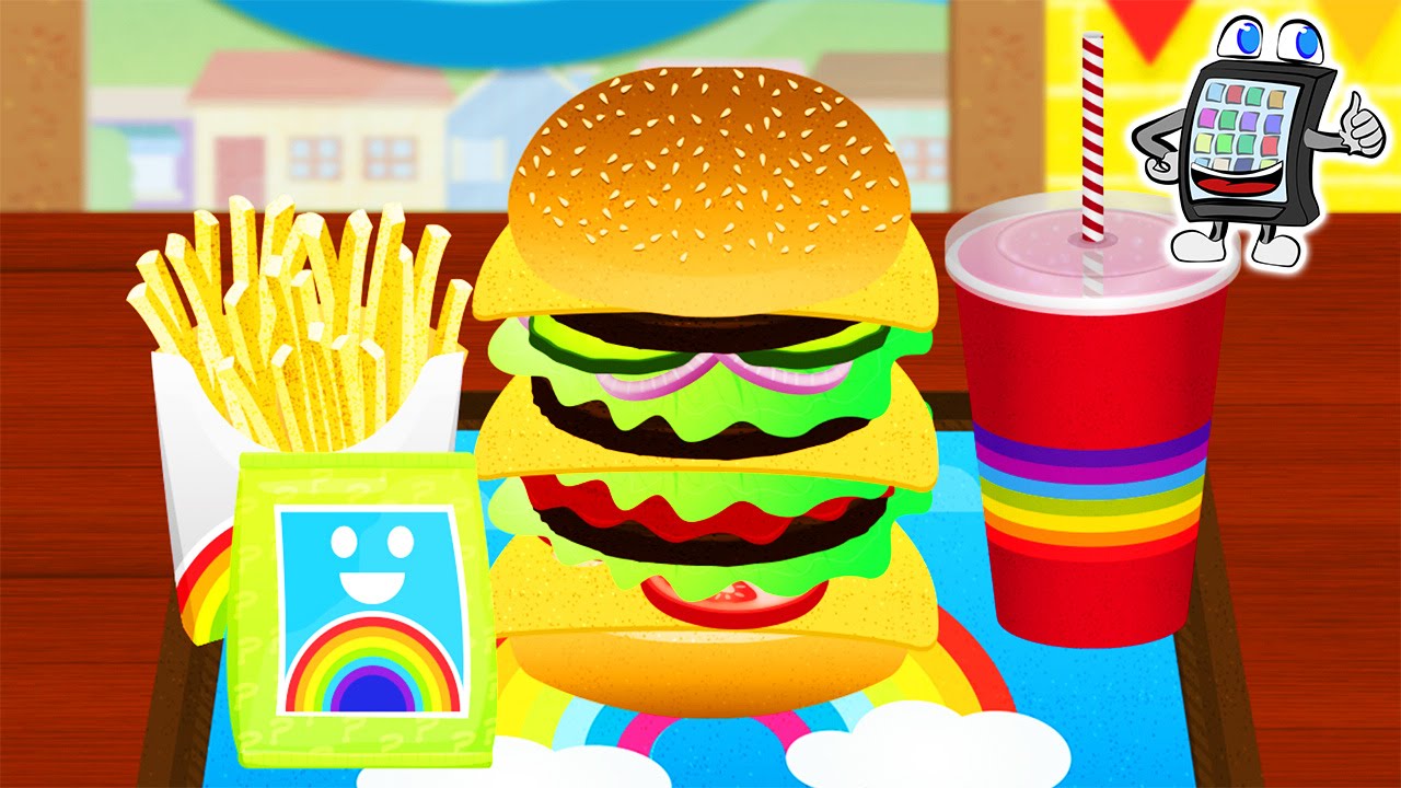 BAMBA BURGER App für Kinder Deutsch - BURGER SELBER MACHEN - Spiel für Android & iOS