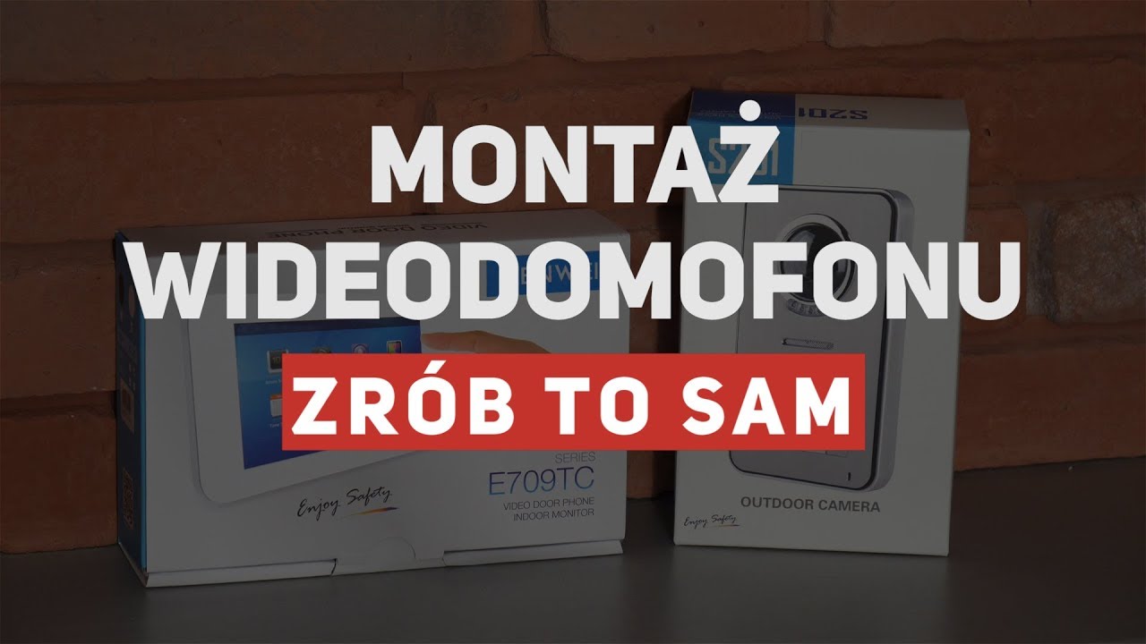 Montaż wideodomofonu