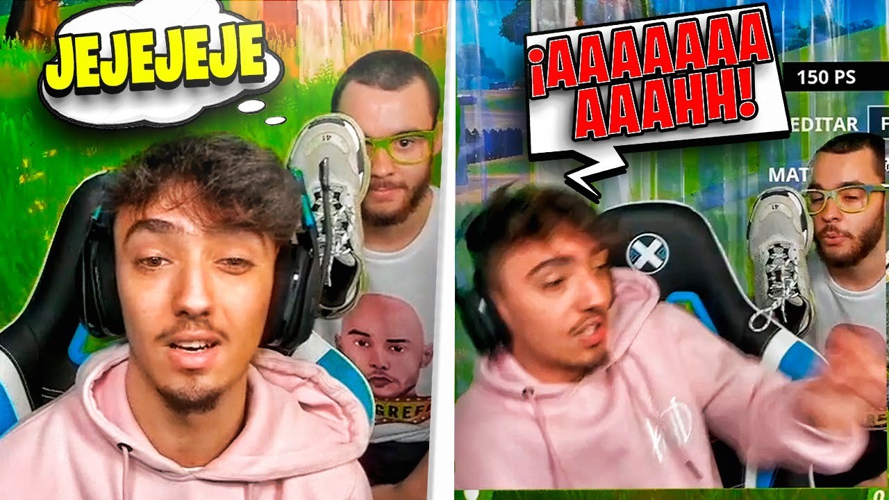 ASUSTO A MI COMPAÑERO DE CASA AGUSTIN51 MIENTRAS JUEGA FORTNITE :)