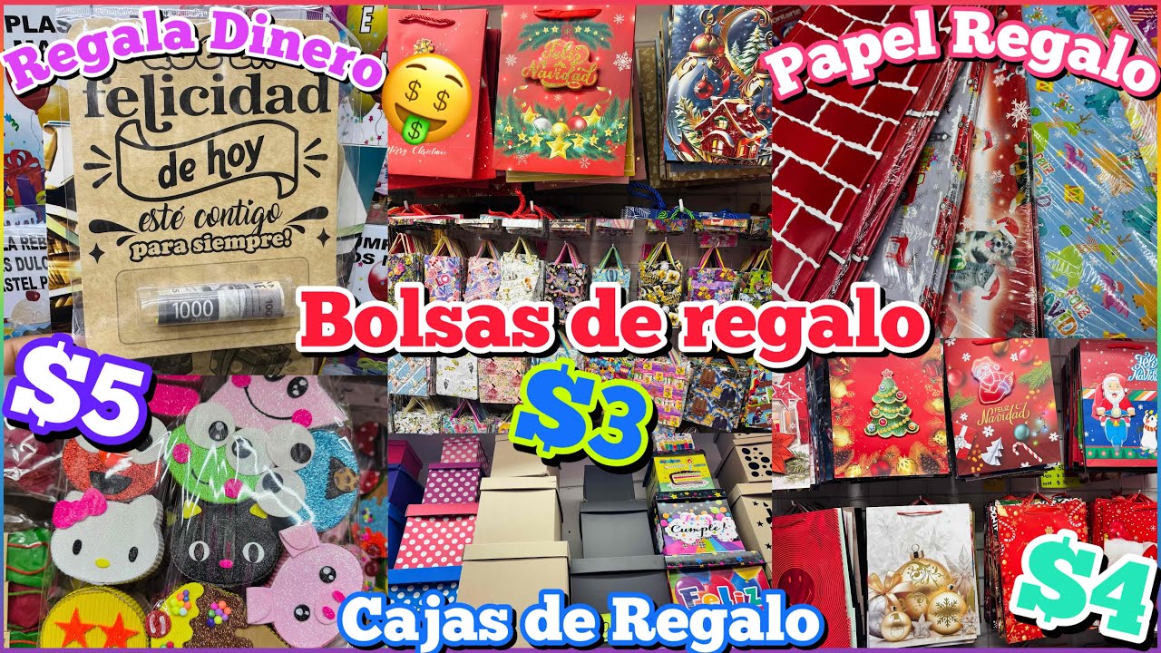 🎁BOLSAS DE REGALO desde $3 PESOS, PAPEL REGALO, CAJAS DE REGALO / INICIA TU NEGOCIO / CENTRO CDMX