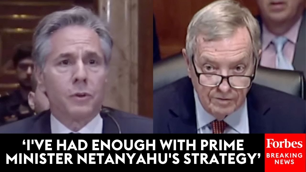 Dick Durbin Grills Blinken: ‘How Can We In Good Conscience’ Supply Netanyahu With Weapons Of War?