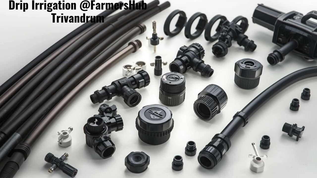 Drip Irrigation System in Trivandrum | FarmersHub Kerala 🌱💧
