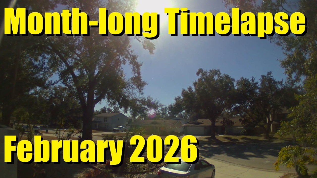 Entire month of February 2026 - Florida Timelapse