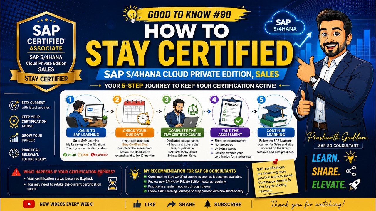 Your SAP Certification Is About to Expire &ndash; Here's Why