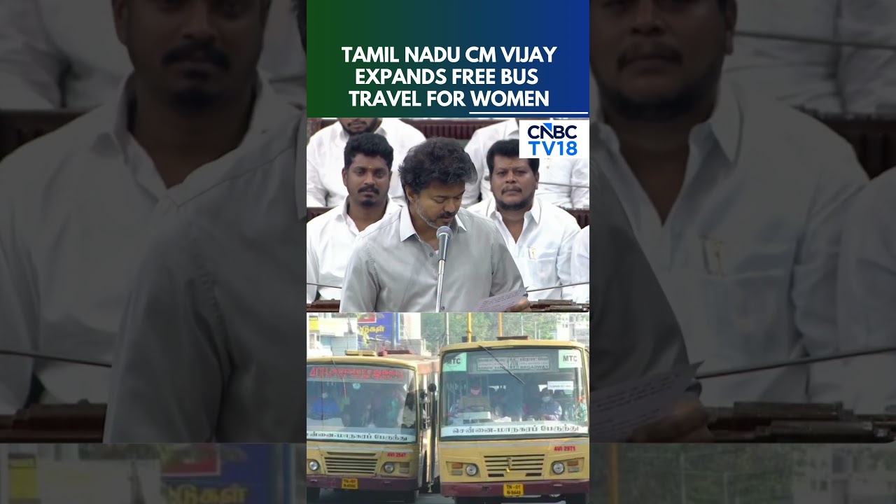 CM Vijay Announces Free Bus Travel For Women & Transgenders Under 'Vettri Payanam' Scheme |N18S