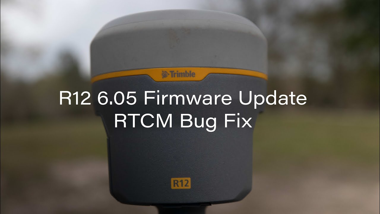 R12 6.05 Firmware update, RTCM Bug Fix