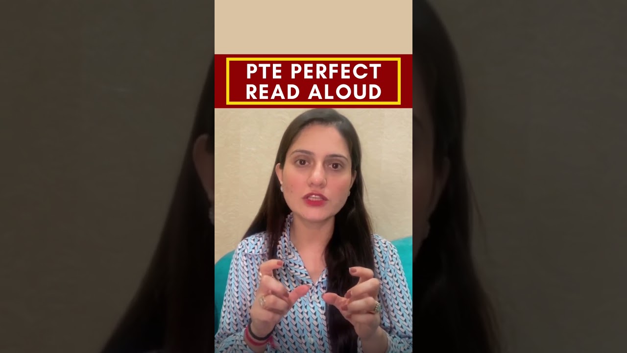 PTE Read Aloud. Perfect method