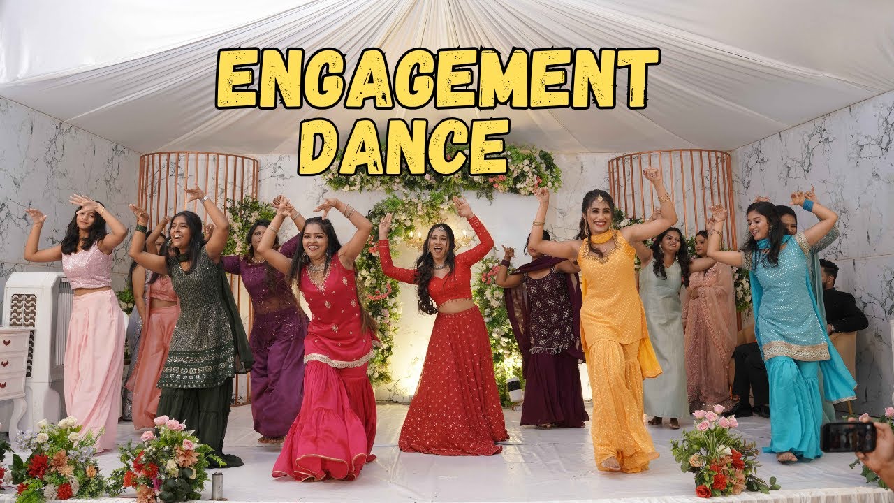 Engagement Dance 💃🏻 🎉| Bollywood songs 🪩| Girls gang 👯‍♀️| VRINDHARJUN