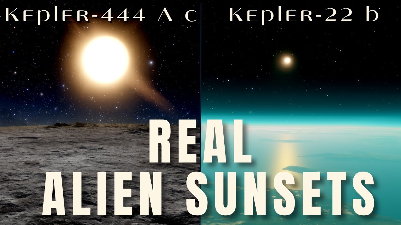 Sunsets on Alien Worlds — Real Exoplanets You Can’t Imagine