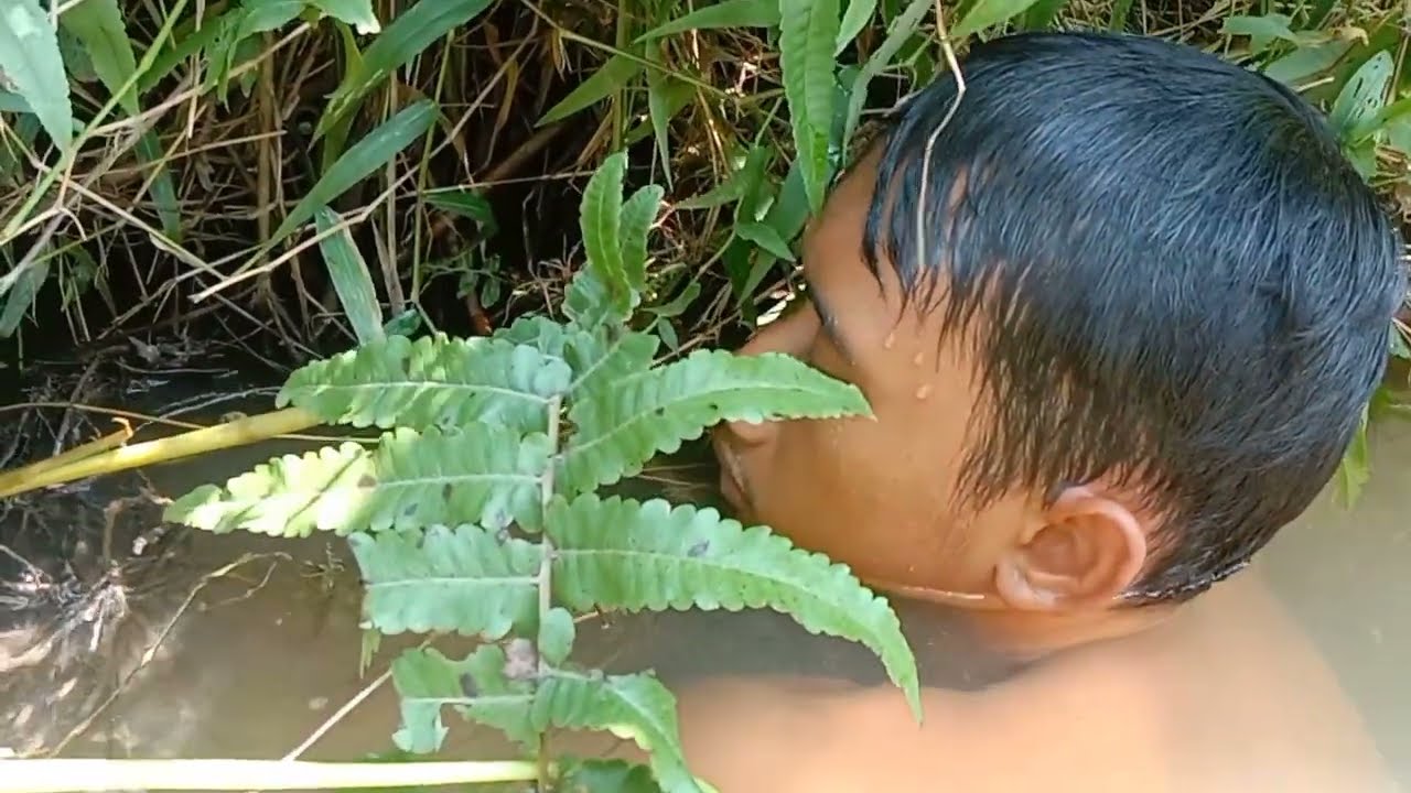 Bersenang Senang Di Sungai Sambil Mencari Ikan Menggunakan Tangan Kosong 🤤||@BangGanangNaNang