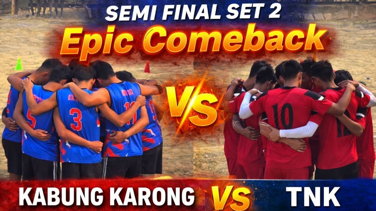 Kabung karong vs TNK Volleyball semi final 2 #volleyball #semifinal #senapati #manipur #india 