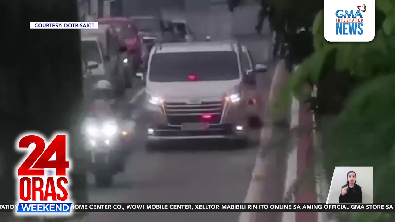 Convoy na may sakay umanong mataas na opisyal ng HPG, sinita ng SAICT matapos... | 24 Oras Weekend
