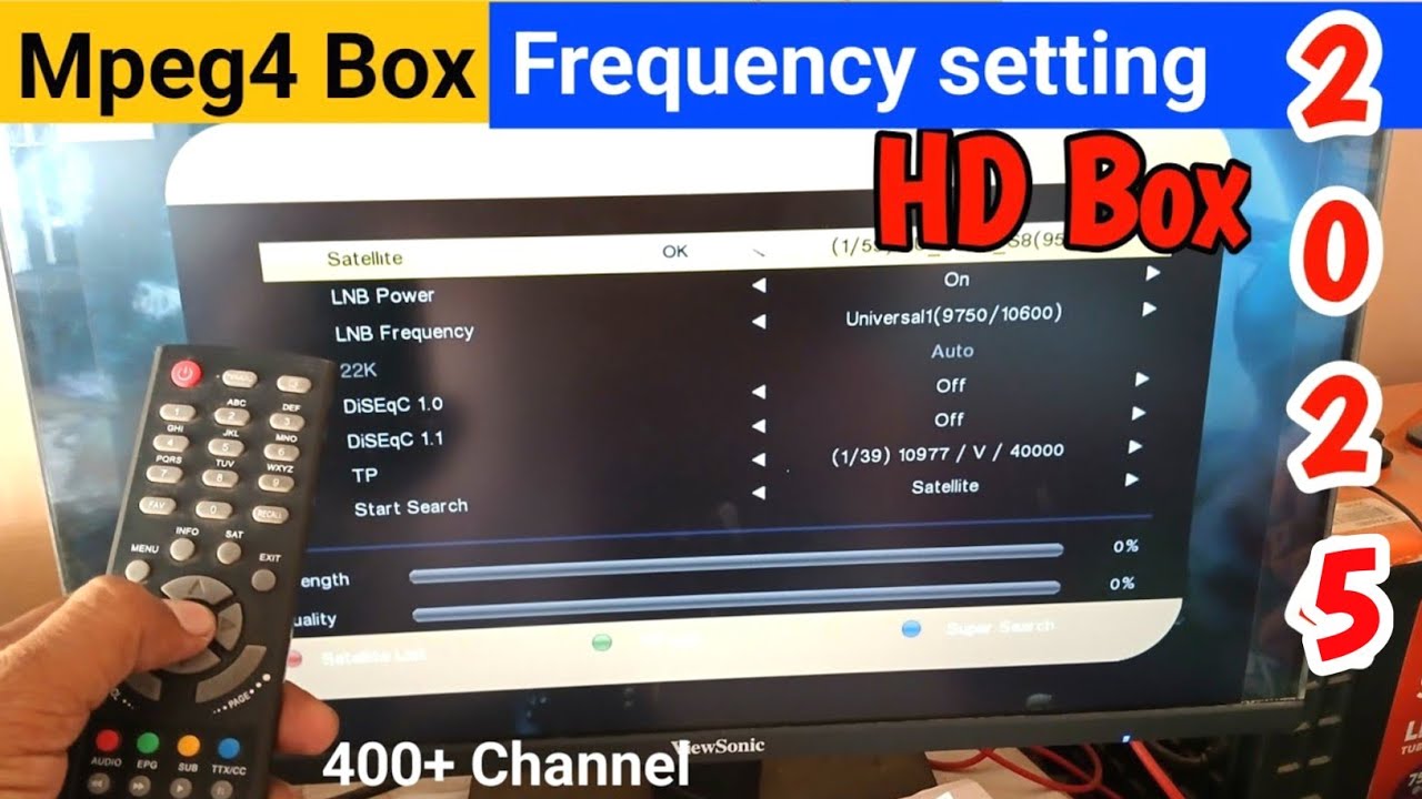 DD free dish mpeg4 set top box frequency | free dish mpeg 4 frequency setting