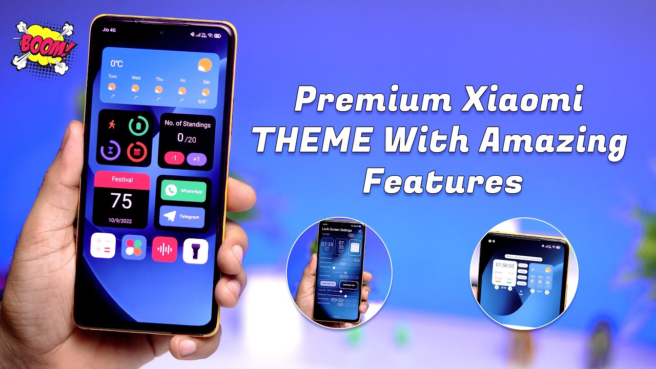 Premium Xiaomi THEME With Amazing Features || MIUI Theme 2022 || New THEME