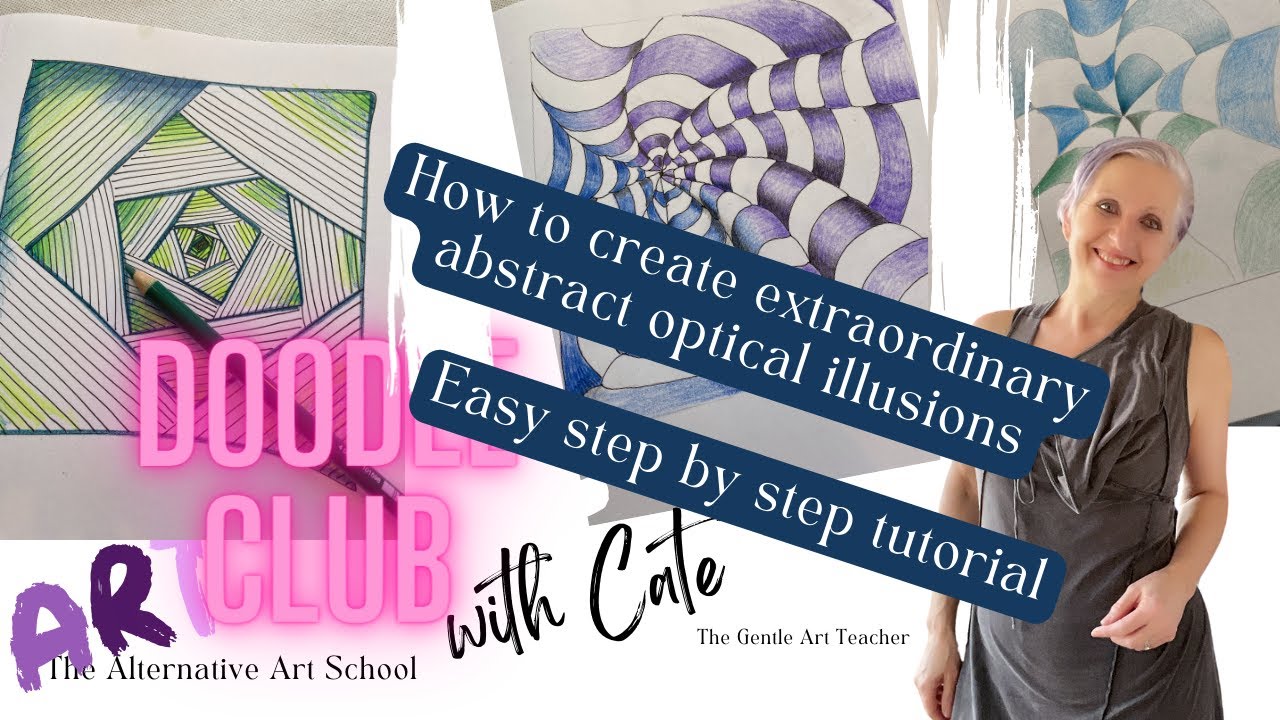 Create extraordinary abstract optical illusions. Easy Beginners