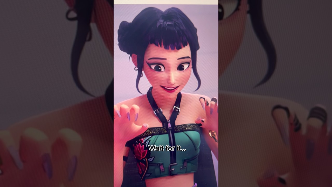 Zoey is LITERALLY this anime character 🧚🏼&zwj;♀️🎧 #kpopdemonhunters #huntrix #zoey #rumi #mira #winx